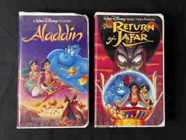 Lot of 6 Disney VHS Aladdin - Lion King - Rescuers - Lady and The Tramp ... - £19.60 GBP