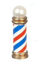 Dollhouse Miniatures - Brass Barber Pole -  Shop Accessory 1:12 Scale - $8.99