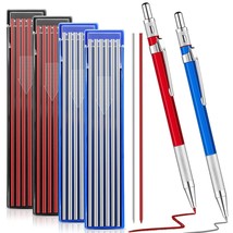 2 Pcs Welders Sliver Streak Pencil With 48 Pcs Round Refills Mechanical Pencils  - £15.72 GBP