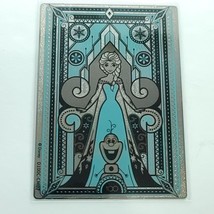 Elsa Olaf Frozen Card Fun Disney 100th Anniversary Carnival Metal Card - £22.80 GBP