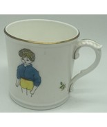 Vintage Royal Worcester Hand Painted Mug Monday&#39;s Child is Fair Of Face Cup - £8.91 GBP