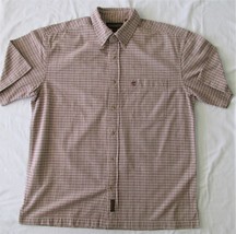 Timberland Men&#39;s Short Sleeve Cotton Shirt Size Medium - $17.00