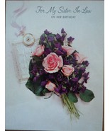 Vintage Hallmark For My Sister In Law Birthday Card Used 1970s - £2.35 GBP