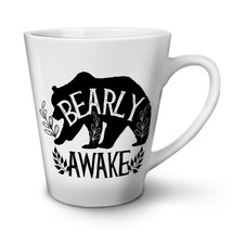 Bear Bearly Awake Animal NEW White Tea Coffee Latte Mug 12 17 oz | Wellcoda - $16.99+