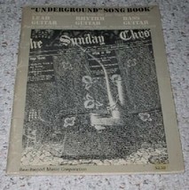 Underground Song Book Vintage 1968 Bruce Good Jeffrey Cohen Rick Krueger Hippie - £117.84 GBP