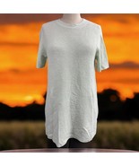 New With Tags Eileen Fisher Organic Linen Mock Neck Tunic Top Size S Ret... - $49.49
