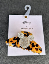 Disney x Baublebar Mickey Mouse Rhinestone Bling Tortoise Acrylic Hair Claw Clip - £12.04 GBP