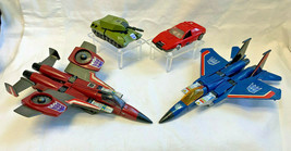 Vtg 1980&#39;s Takara Transformers Action Figure Toy Lot Starscream Thundercracker - £399.63 GBP