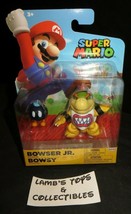 Super Mario Jakks Pacific 4" Bowser Jr collectible action figure Nintendo toy - £45.65 GBP