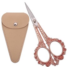 Sewing Scissors Embroidery Scissors, 4.5In Rose Gold CrochetScissor With... - $25.65