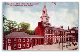 Independence Hall Philadelphia Pennsylvania PA UNP DB Postcard P24 - £2.29 GBP