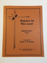 Sheet Music Rejoice in the Lord - Brass Duet - Arr. Dana F Everson Hymn Level 2 - £7.03 GBP