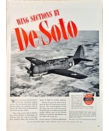 1944-WWII-Vintage Print Ad-WING SECTIONS BY DESOTO-Plymouth-War Bonds-Vi... - £10.47 GBP