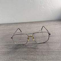 Luxottica Eyeglasses Hector Silver Black Full Rim 56-17-140 FRAMES ONLY - $22.85