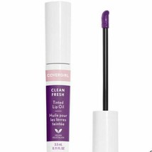 CoverGirl CLEAN FRESH Tinted Lip Oil - 150 Sour Grape w/ Free shipping - $4.99