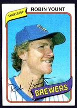 Milwaukee Brewers Robin Yount 1980 Topps Baseball Card #265 ex - £1.38 GBP