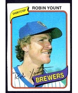 Milwaukee Brewers Robin Yount 1980 Topps Baseball Card #265 ex - £1.37 GBP
