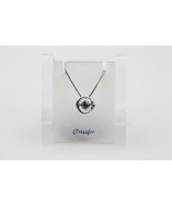 Crossfor Dancing Stone Twilight 925 Sterling Silver Necklace NYP-633 - £88.57 GBP