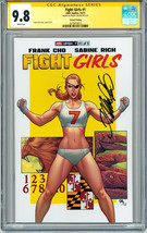 CGC SS 9.8 Fight Girls #1 SIGNED Frank Cho Cover &amp; Art Baltimore Con Exc Variant - $128.69