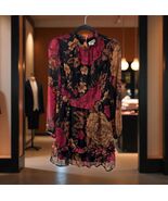 Anthropologie Porridge Puff Sleeve Open Back Floral Mini Dress Black SIZ... - €37,73 EUR