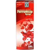 SBL Homeopathy Ferrumsip Syrup 115ml, 180ml, 500ml | For Anaemia | Iron ... - £12.34 GBP+