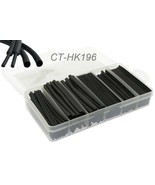 Heat Shrink Tubing Kit, 196-Pcs 95Mm/3.75&quot; Long, 6 Diameters, 2:1 Ratio,... - £22.53 GBP