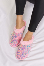 Forever Link Sequin Plush Round Toe Slippers - $19.95