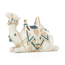 Lenox First Blessing Nativity Lying Camel Figurine Teal Saddle Pad Houdah NEW - £99.79 GBP