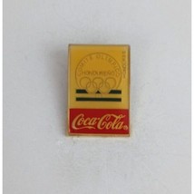 Vintage Coca-Cola Honduras Comite Olimpico Hondureno Olympic Lapel Hat Pin - $13.37