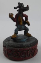 Goofy 3.75&quot; Tall Cast Iron Paper Weight Vintage - $98.99