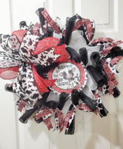 Welcome To The Udder Chaos Wreath, Cow, Farmhouse, Everyday Wreath, Deco... - $55.75