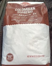 Wellsley Farms Colombian Whole Bean Coffee, 40 oz Med-Dark Roast (SEE PI... - $18.53