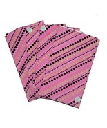 4 RUB-A-DUB-DUB Retro Black Light Pink Gold Polka Dots Hot Pink Cloth Na... - $26.05 CAD