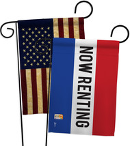 Now Renting - Impressions Decorative USA Vintage - Applique Garden Flags Pack -  - £24.75 GBP