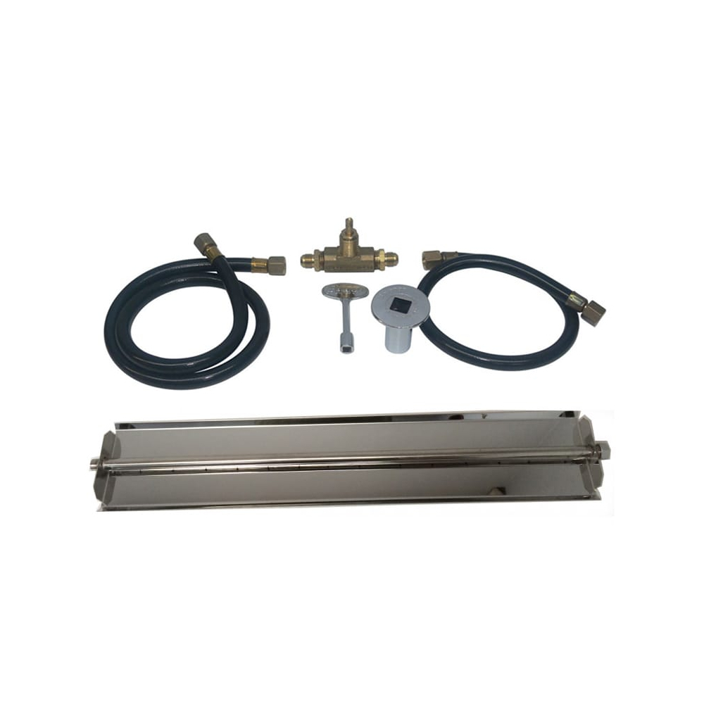 Tretco 30 in. Stainless Steel Linear Burner Pan Kit Natural Gas - $302.15