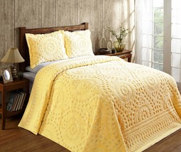 Better Trends 100% Cotton Chenille Bedspreads King Size Rio Collection Floral - $122.59