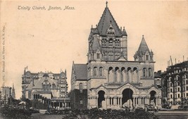 Boston Ma ~Trinità Chiesa~ 1905 Nazionale Arte Views Foto Cartolina - £6.35 GBP