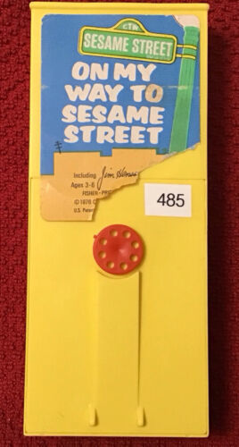 Primary image for Fisher Price Movie Viewer Cartridge "On My Way to Sesame Street” #485 - WORKS!!!