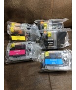 B-205C, B-205M, B-205Y B-209BK XXL Ink Cartridges For Brother 8 Pack Sealed - $371.16 MXN