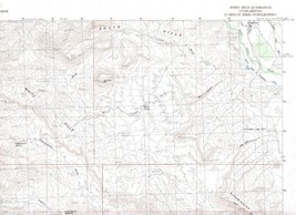 White Hills Quadrangle Utah-Arizona 1986 USGS Topo Map 7.5 Minute Topogr... - £18.80 GBP