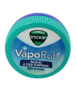 2x Vicks Vaporub Ointment Vaporizing blocked nose cough Nasal headache R... - $4.33 CAD