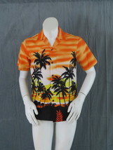 Modern Aloha Republic Hawaiian Shirt - Sun Set Design - Men&#39;s Small - Unworn !  - £29.10 GBP