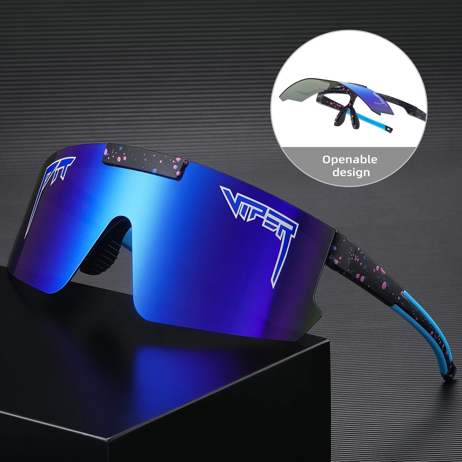 Unisex UV400 FlipUp Pit Viper Sunglasses for Sports - $35.00