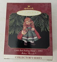 Hallmark 1991 Little Red Riding Hood Keepsake Ornament 6155 Madame Alexander - £6.08 GBP