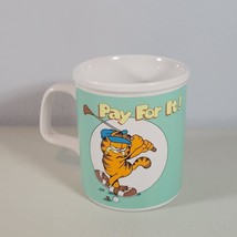 Garfield Coffee Mug GOLF Vintage VTG 1978 Jim Davis Enesco All Star Mug - $9.98