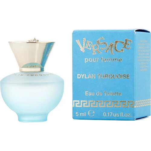 Dylan Turquoise, 0.17 oz EDT Spray, for Women, perfume, fragrance, mini Versace - £14.66 GBP