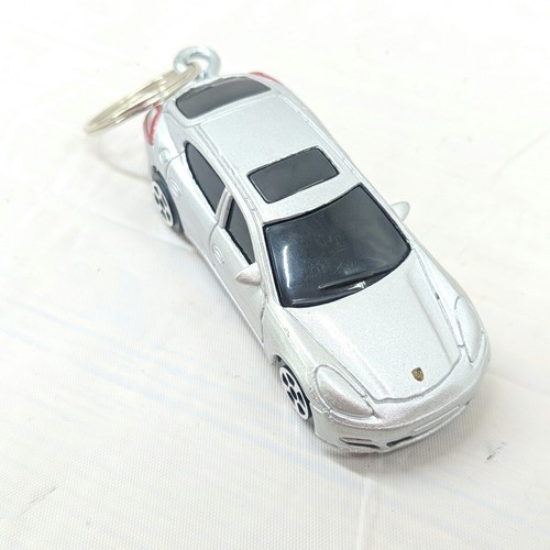 Maisto Adventure Force Silver Porsche Panamera Turbo 1:64 Diecast Keycha... - $10.77
