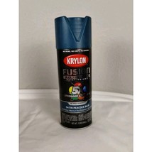 Krylon Fusion All-In-One Spray Paint &amp; Primer Satin Peacock Blue - 12oz - £14.06 GBP