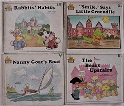 4 Magic Castle Readers Books Rabbits&#39; Habits, Smile Says the Little Crocodile - £16.91 GBP