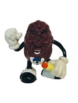 California Raisins vtg action figure toy 1988 Hardees anthropomorphic microphone - £11.80 GBP